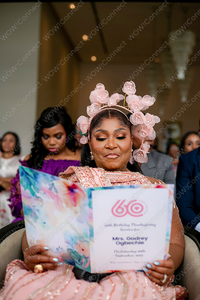 Mrs Godrey 60th Birthday – Service